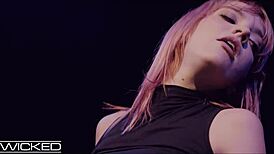 i watch mary jane ride deadpool's big coc in cosplay