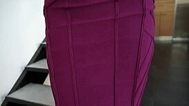 blonde feels intense pleasure masturbating alone