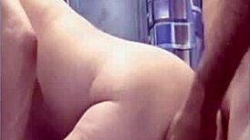 Creative amateur couple engages in homemade POV assfucking and anal