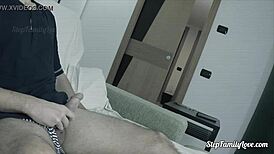 Teen Jerked Off In Kitchen