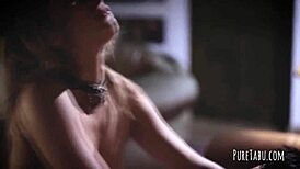 Classy blonde cowgirl riding hard and wild, damn!