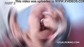 nicole black endures rough double anal, gaping, and creampie in lingerie