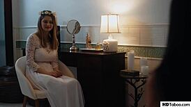 Wedding chaos unfolds with lesbian friend Alex Coal and Bunny Colby