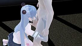 Yaoi femboy Kano in wild threesome action