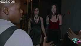 i celebrate the cum harvest with my witchy babes and big black cock