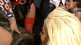 Nice Group Sex with Big Tits Blonde and Brunette