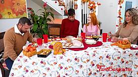 Man, that Thanksgiving family orgy with Arietta Adams and Cherry Fae was wild!