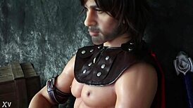 OMG, check this warrior doll Charles dominating hard! 💪