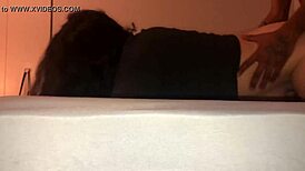 latina teen 18+ receives backshots from boyfriend