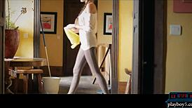 Lesbian chicks using dildo after licking