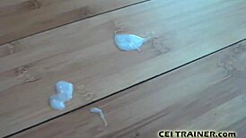 She Makes You Eat Your Own Cum in Femdom CEI