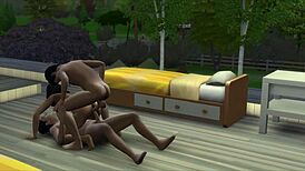 The sims twisted family wife has threesome with boys