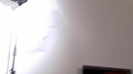 Busty young girl eager for blowjob in lingerie. She loves big natural tits and boobs.