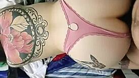 that latina prostitute with the big ass getting bent over in doggystyle