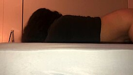 latina teen 18+ receives backshots from boyfriend