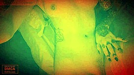 Gia baker explores her body while dancing in front of camera