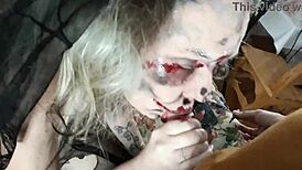 zombie wife rises from grave for hard sex with teen