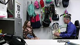 Eating Out and Banging the Sneaky Thief at Work