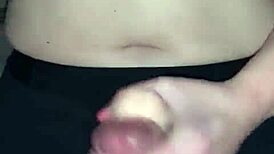 we were grinding our cocks together in a kinky amateur session, shemale style with monster sizes