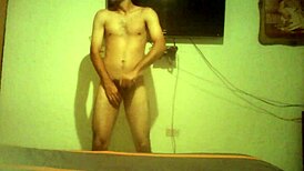 young mexican teen subtly explores her body in a private moment