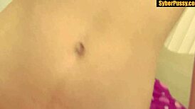 Sexy teen Faye Reagan grinds during a hot lap dance