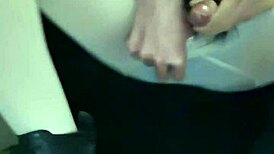 Crossdresser Enjoys Private Moment Alone