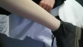 Crossdresser Enjoys Private Moment Alone