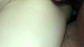 creampie from stepbrother fills pussy