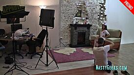 Nurse In Seductive Photoshoot With Stockings And Legs