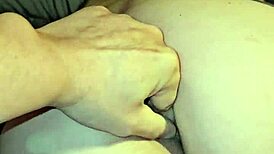 oh man, i’m just messin’ with her asshole, thong on, big ass shakin’... so hot!