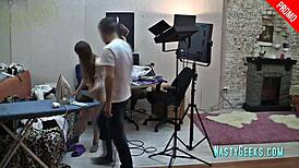 Nurse In Seductive Photoshoot With Stockings And Legs