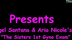 doctor tampa examines aria nicole's pussy with speculum in hospital reality