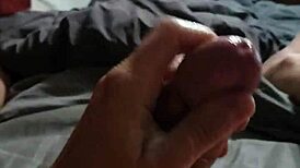 Crusher76 Squeezing a Big Load While Watching Hot Porn Videos