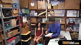 Watch This Brunette Teen Get Bent Over And Fucked!