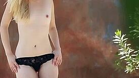 charlotte stokely peels and reveals her body