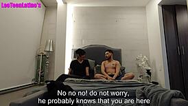 Dear Twink Boyfriend Natanael Gets Fucked By Hot Roommate Leo Estebans And Santiago
