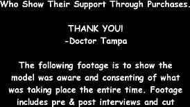 doctor tampa examines aria nicole's pussy with speculum in hospital reality