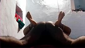 Bengali bhabhi feels intense pleasure in missionary pussy fuck