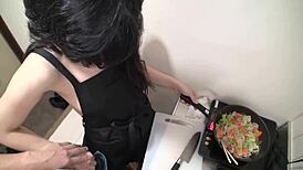 tasty 3d brunette in interracial cartoon group scene