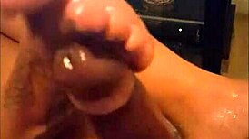 Juicy asian toes tease big black cock