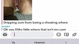 sexting and cuckolding husband on snap chat