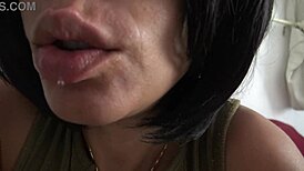 horny french amateur milf craves juicy watermelon treat