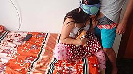 i feel so horny fucking my niece in missionary with her eyes blindfolded at home.