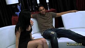 banging a tattooed milf with huge tits in a wild group scene