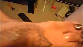 Juicy asian toes tease big black cock