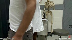 intriguing shemale doctor dominates with hardcore assfucking and anal