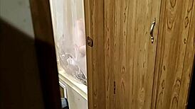 Shower Bathing Scene