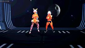 Why are Yoiyoi Kokon girls dancing half naked?