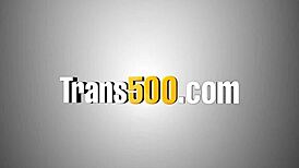 Chap Explores Shemale's Anus with Anal Toys and Dildo