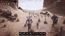 Asian Cosplay Gangbang In Conan Exiles Part 6 Rough BDSM Action